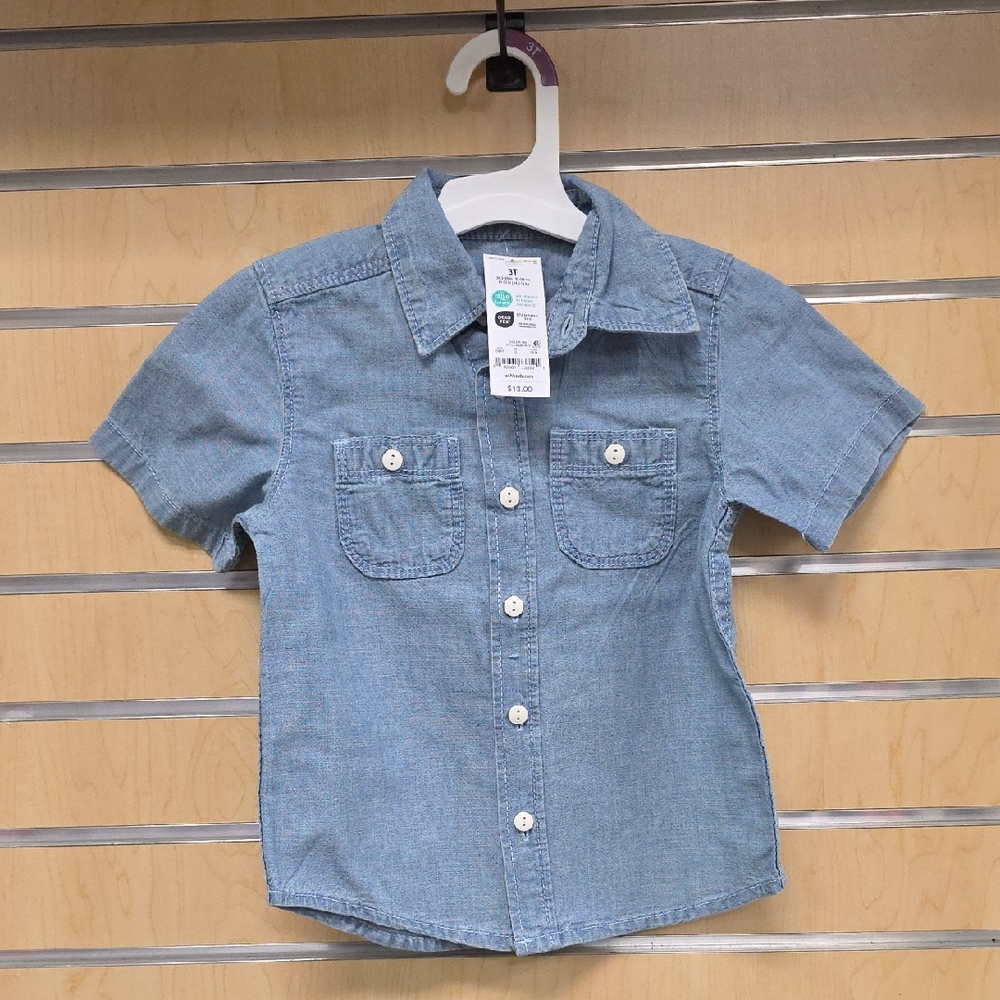 OshKosh B'gosh Kids Blue Denim Shirt